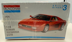 Monogram Model Car Kit: Ferrari Testarossa 512R, 1:24 scale, #2435, New Sealed
