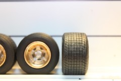 A-24 1/25 scale racing, model car kits, parts dirt track tires and wheels ,