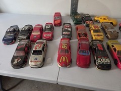 NASCAR Lot of Assorted plastic model Racing Cars Multicolor Mixed Sponsors