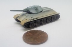 Takara 1/144 World Tank Museum 3. Russian T34/76. In winter wash. (#52)