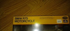 BMW R75 MOTORCYLE MODEL KIT WWII ORIGINAL FACTORY SEALED 1979 TESTORS ITALERIA