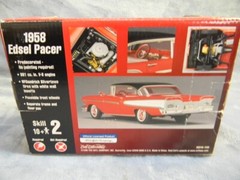 1/25 SCALE 1958 EDSEL PACER PRE-PAINTED BLACK & RED AMT CUSTOM SHOP MODEL KIT