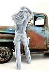 Jessica 2 Guns for model cars diorama