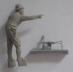 135 Resistants of “Free France”. Part 2 (2 Fig) Zebrano ZF35025 RESIN Model Kit