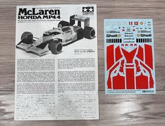 Top Studio 29011 1/20 McLaren-Honda MP4/4 Super Detail-up Set + Tamiya 20022 Kit