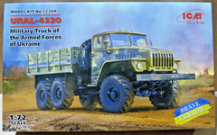 ICM 1/72 Ural-4320 Stakebed Transport Truck 6×6 Armed Forces of Ukraine Model(E)