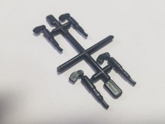 Kenworth Aerodyne Cab Over REAR SHOCK ABSORBERS from AMT 1:25 Model Kit SHOCKS