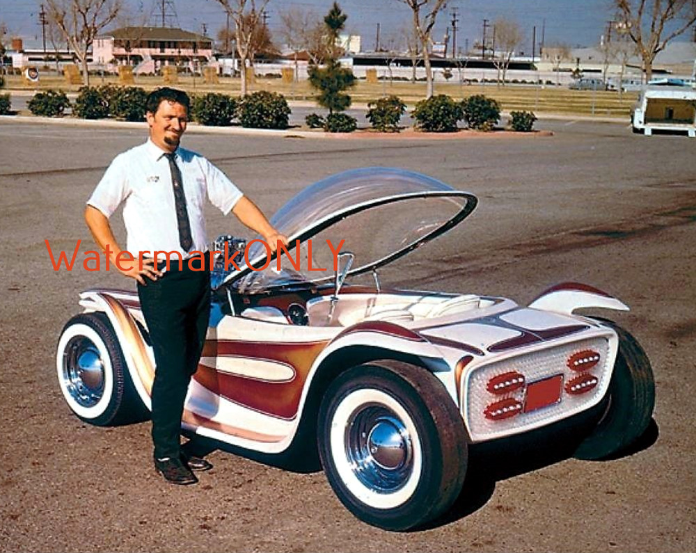 Ed “Big Daddy” Roth & His “Beatnik Bandit” ’60’s Custom Rod Show Car PHOTO! #1b