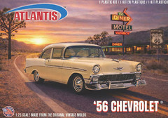 Atlantis (Revell) 1391 1956 Chevrolet 2 Door 3 in 1 plastic model kit 1/25