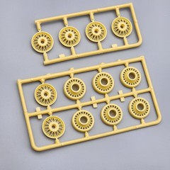 Testors 1/24 Mercedes 540K Parts Kit Bash Spoke Wheels
