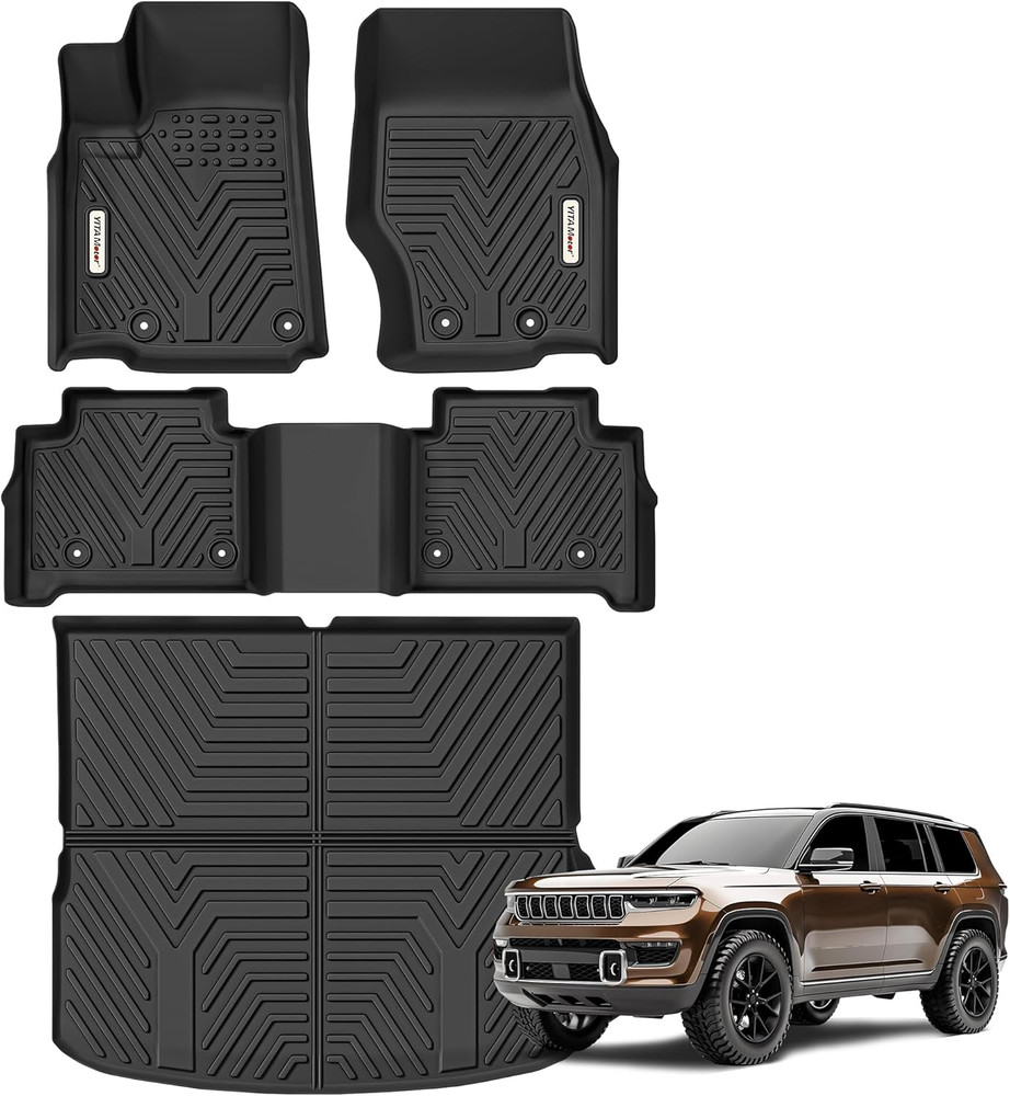 Floor Mats & Cargo Mats for Jeep Grand Cherokee 2022-2026 (Include 4X