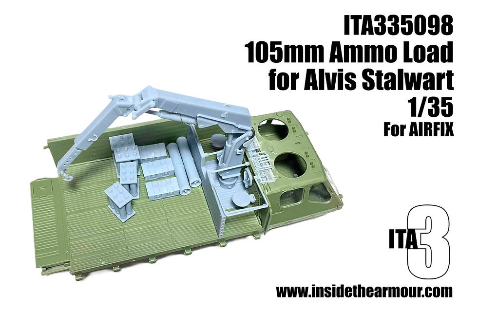 Inside the Armour 1/35 105mm Ammo Stores for Alvis Stalwart