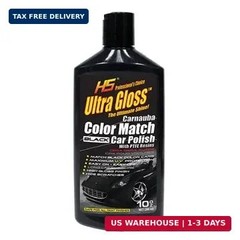 HS UltraGloss Carnauba Black Color Match Car Polish with PTFE results. The Profe