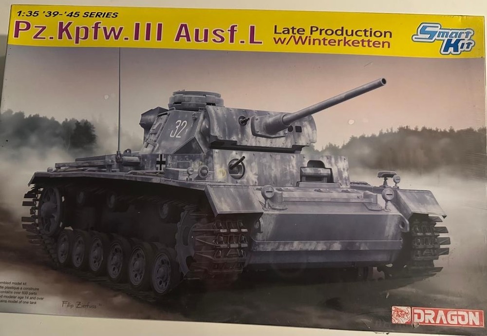 Dragon 6387 Pz,Kpfw.III Ausf.L Late Production 2/Winterketten Smart Kit 1:35