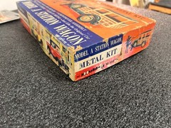 Vintage Hubley Metal Model Kit – Model A Station Wagon No. 4858 NEW OPEN BOX