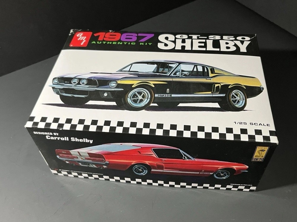 1967 Shelby GT-350 AMT Model Kit – 1/25 Scale Ready To Build!