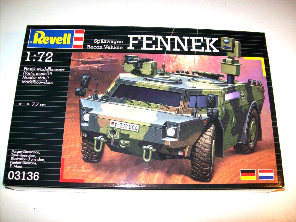 Revell Germany 1/72 FENNEK Recon Veh. (kit # 03136) Sealed box ( Free Shipping )