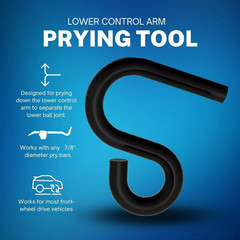New 0.5 Ton Lower Control Arm Pry Tool For Ball Joint Service 13mm Black