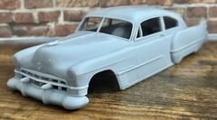 1/24 Scale: Stock “1949 Cadillac Fastback” Body. 3D Printed; Resin.