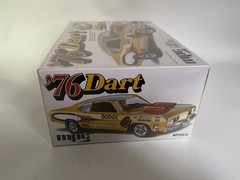 MPC 1976 Dodge Dart Street Stock Or Drag Retro Deluxe Model Kit Sealed Box