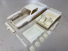 Vics Resins 1972 Charger 1/25 resin body