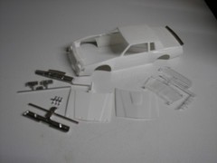 Vintage A 1/24 NASCAR Buick Grand National Regal w/ 2 Hoods 4 Slot Car Body Part