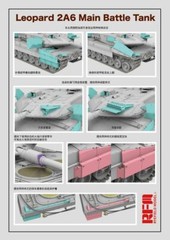 RYEFIELD MODEL RFM RM-5065 1/35 Leopard 2A6 Main Battle Tank