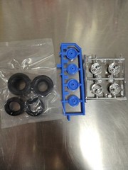 1966 66 Nova Pro Street Wheels Tires Slicks 1/25 Scale Model Parts