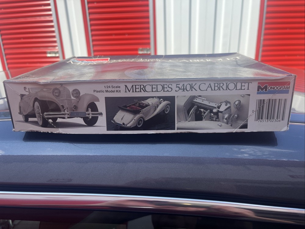 Monogram The Classic Mercedes 540K Cabriolet Model Kit #2306