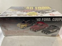 Lindberg ’40 Ford Coupe 1/25 scale plastic model kit build 1 of 3 ways (SEALED)