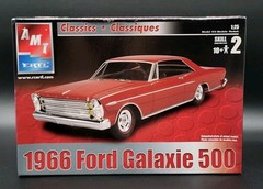 AMT Ertl 1/25 Scale 1966 Ford Galaxie 500 Model Car Kit New Open Box Complete