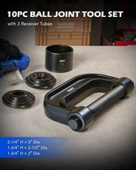 Ball Joint Press Kit, Heavy Duty Ball Joint Removal Tool with 4Wd Adapters, Ball