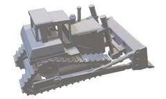 Resin printed Dozer