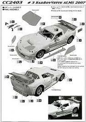 【 STUDIO27 】1/24 kit Corvette C6R #43 “Badboyvette” Lagunaseca ALMS 2007 Jp 4435