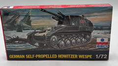 Vintage ESCI German Self-Propelled Howitzer Wespe 1/72 WWII Model Kit #8004