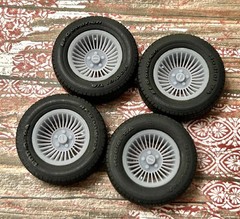 1/24 Scale: 15-inch “1979 Camaro Turbine” Resin model car wheels/tires, 1/25
