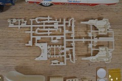 Rare Vtg Model Kit Parts Monogram PC223 Bathtub Buggy + 2 Ford Mustangs