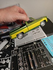 REVELL GMC PICKUP TRUCK CUSTOM TWO TONE PAINT JOB NEEDS TO BE FINISHED 85-7222