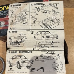 Vintage AMT 1969 Corvair Custom 1/25 Scale Model Kit #T159 Pre-Owned!!