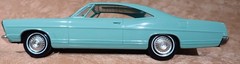 AMT promo car w/box 1967 Ford XL 428 Frost Turquoise Galaxie H.T.