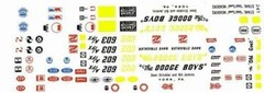 Fred Cady 247 The Dodge Boys 64 Dodge-Dave Strickler 1/25 drag decal
