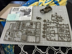 Tamiya 1/35 Scale Willy’s MB Jeep Truck 1/4 Ton 4×4 Model Kit #35219 Open Box!