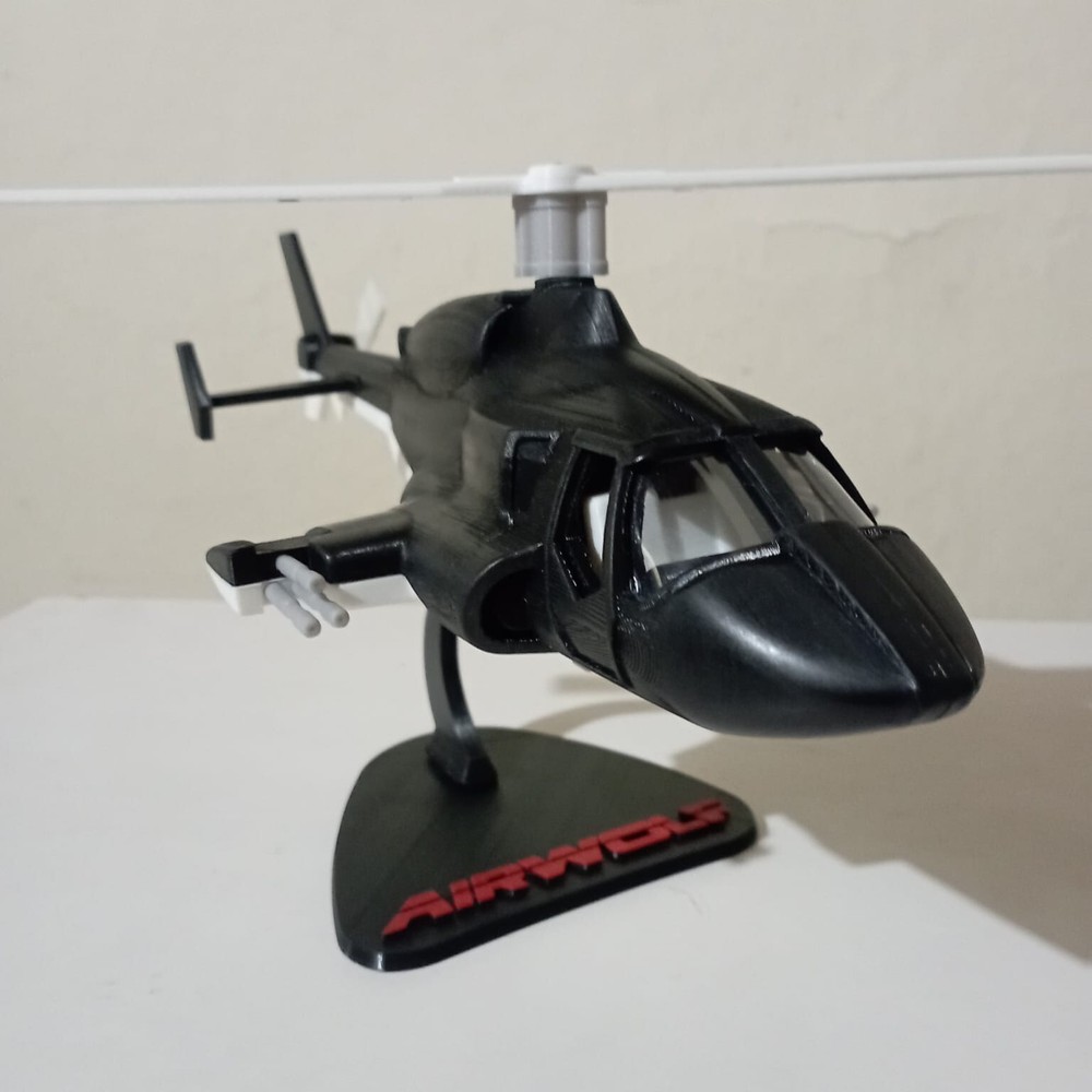 AIRWOLF 12′ Inches 3D Print Model