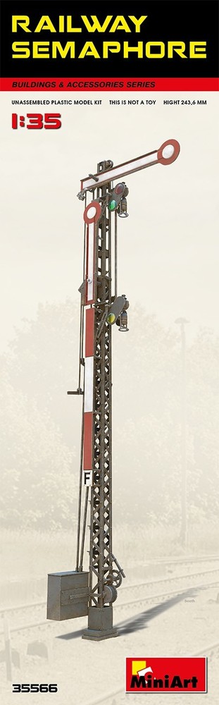 MiniArt 1/35 RAILWAY SEMAPHORE 35566