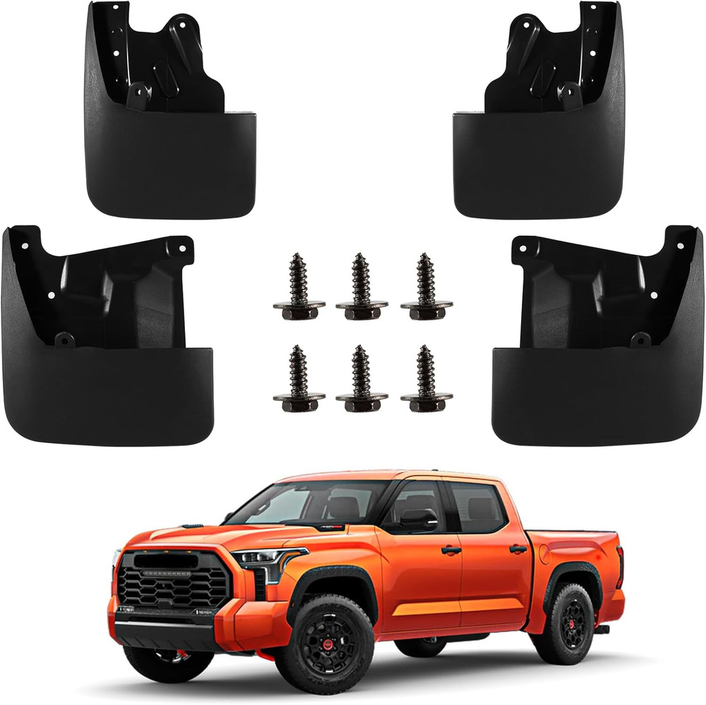 Fit for 2022 2023 2024 2025 Tundra Set of 4PCS Mud Flaps Kit Splash Guards Mudgu