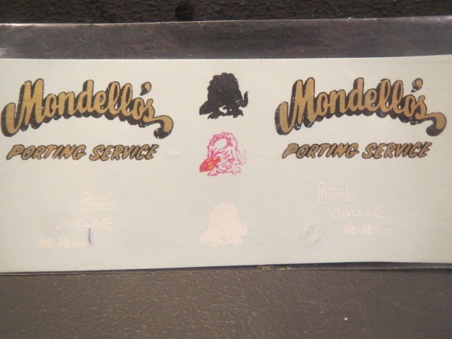 Mondello’s 37′ Fiat AA/FA 1/25th Scale Decal from Fremont Racing