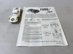 Strombecker Ford GT slot racing racer tou custom model scale manual 18B64