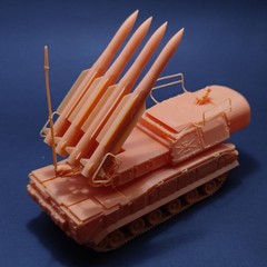 3d Printed Kit 1/72/87 9K37M1 Buk-M1 Surface-to-Air Missile System Unpainted