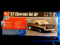 Model Kit 1957 Chevrolet Bel Air AMT 1:25 Large Box