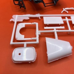 1932 Ford Sedan MPC Body Fenders Hood Pipes Manifolds Model Parts 1:25 New 5